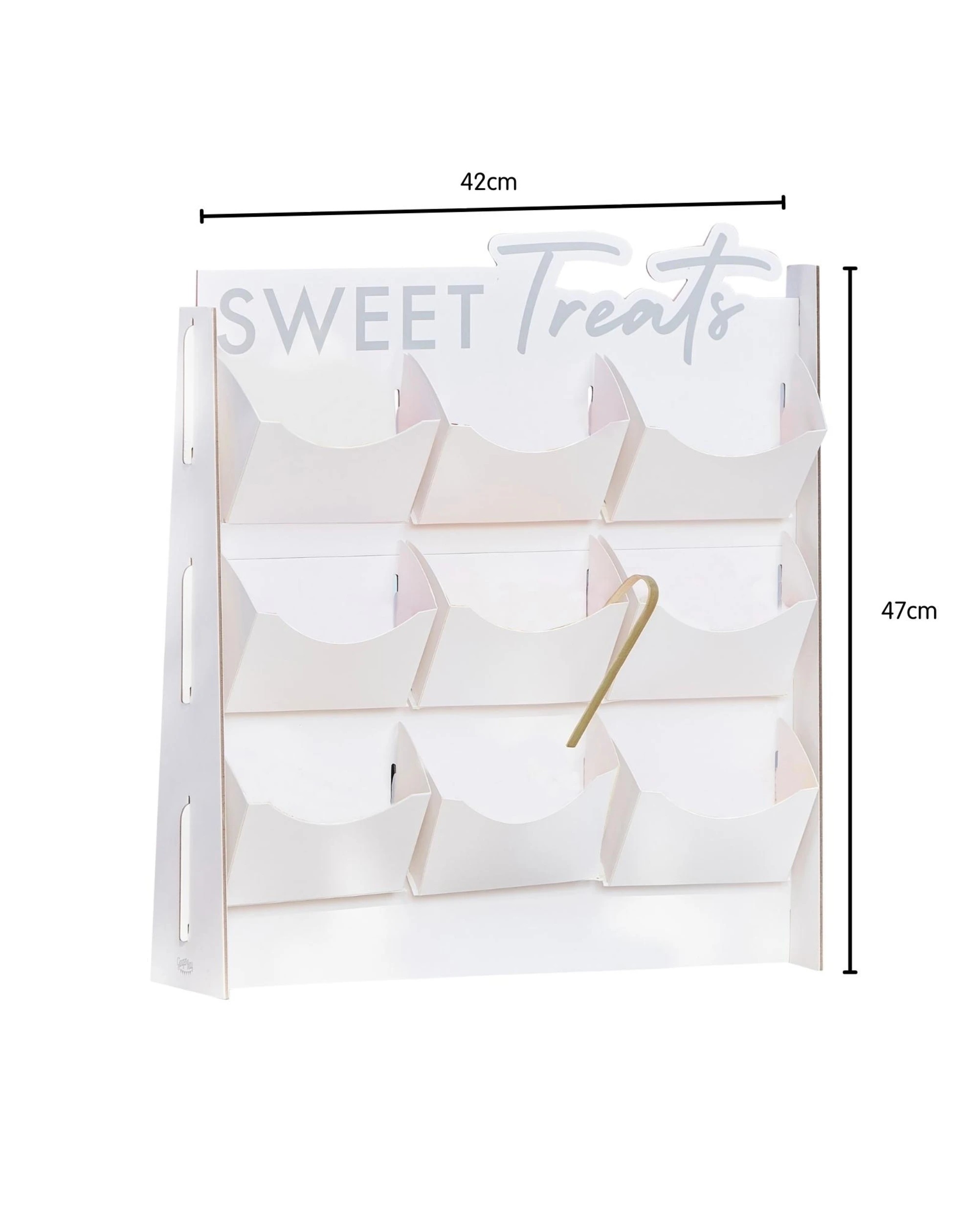 3 Ginger Ray Sweet Treats Pick & Mix Treat Stand - White, 3 of 3