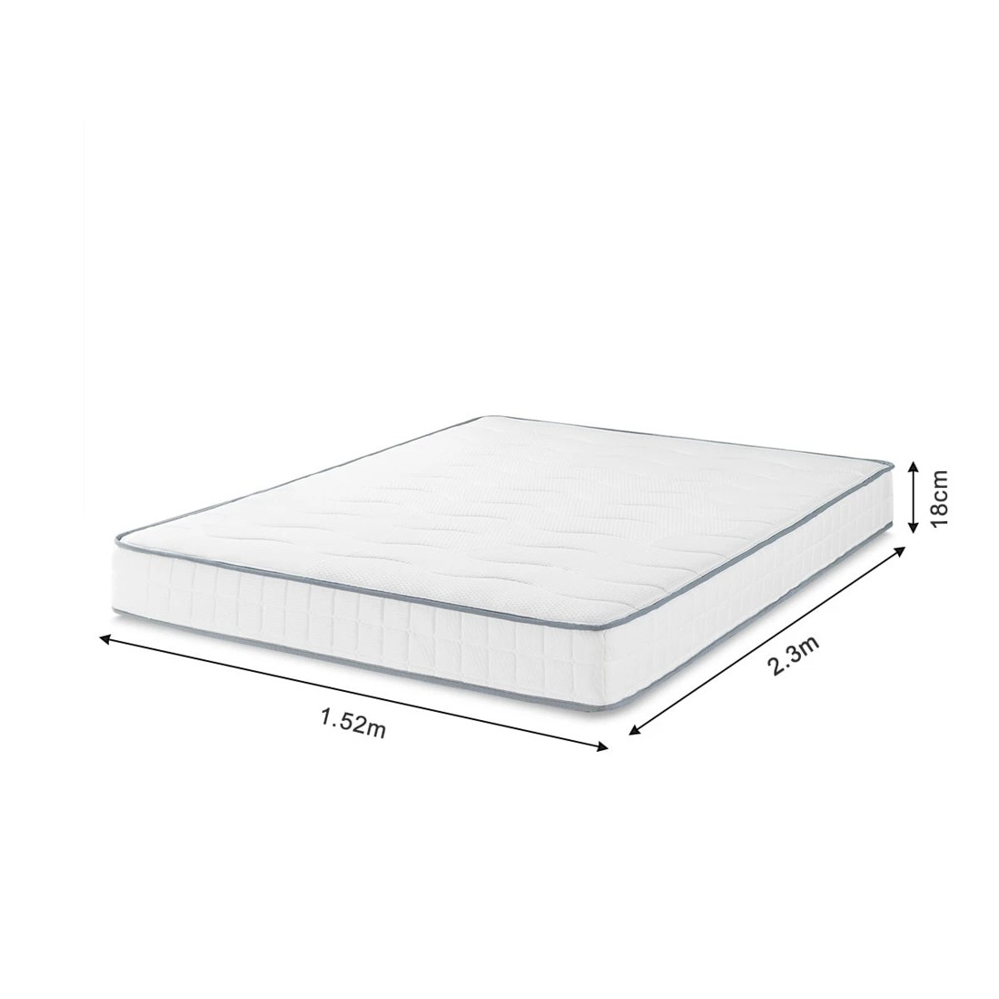 11 18cm Queen Bed Bonnell Viscolatex Memory Foam Mattress, 11 of 11