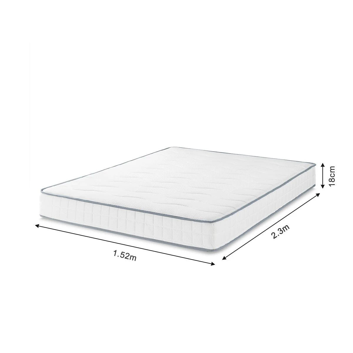 11 18cm Queen Bed Bonnell Viscolatex Memory Foam Mattress, 11 of 11