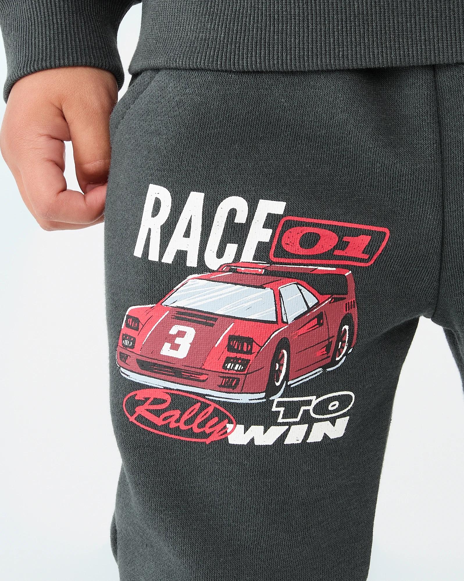 3 Print Trackpants Gry Car, 3 of 5