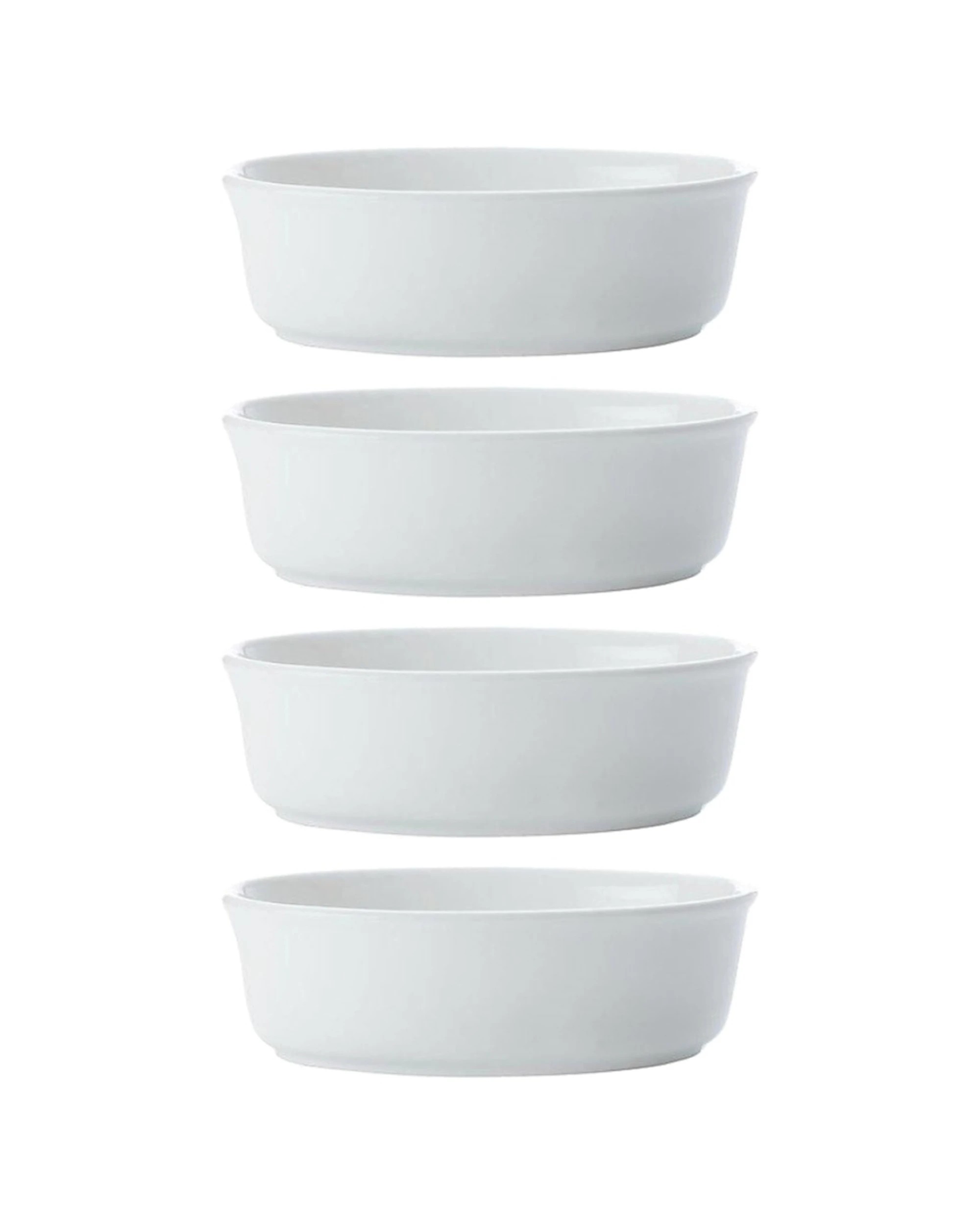 1 Maxwell & Williams 4x Basics Oval Pie Deep Dish Bowl 18cm, 1 of 3