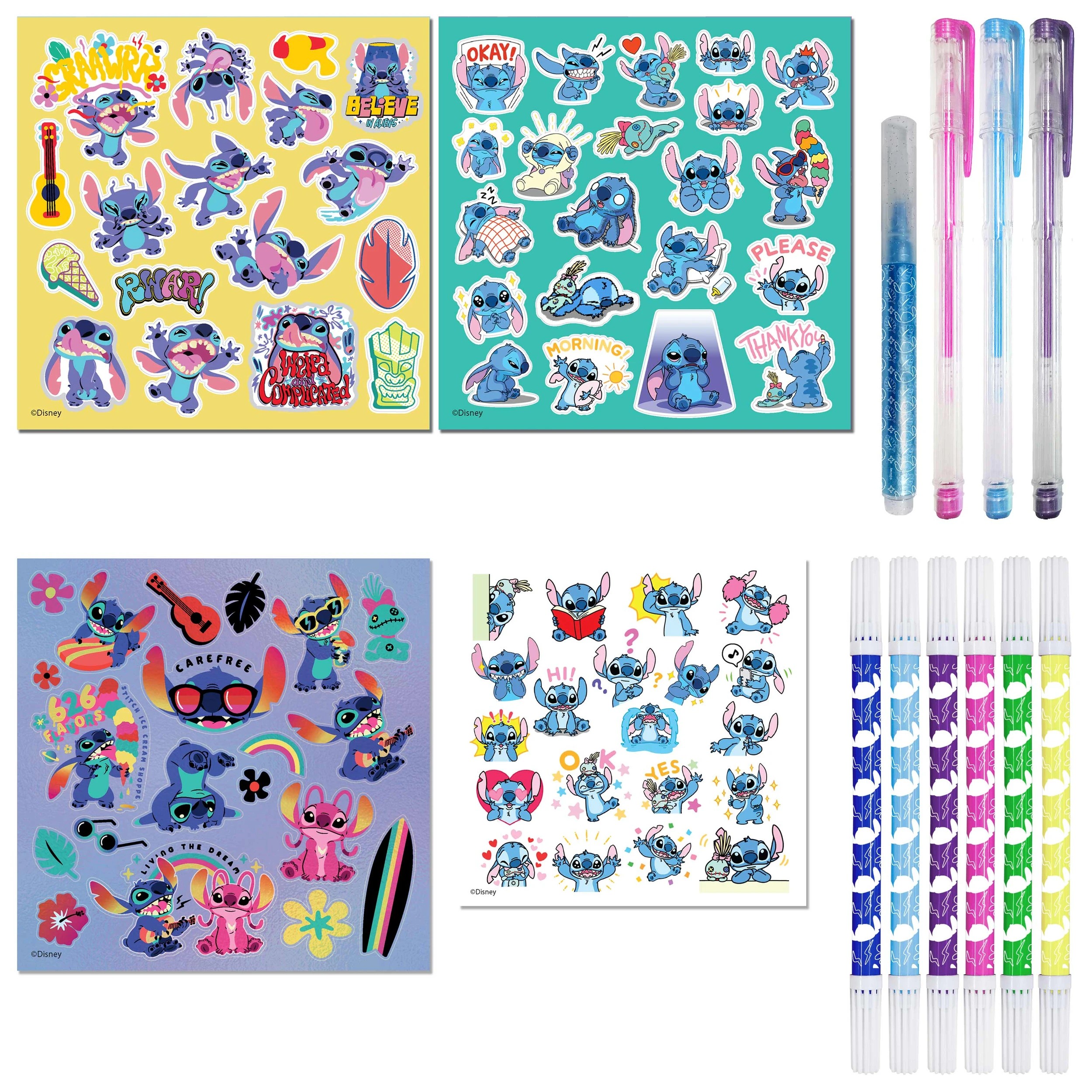 3 Kaleidoscope Disney Stitch Colouring and Activity Kit, 3 of 6