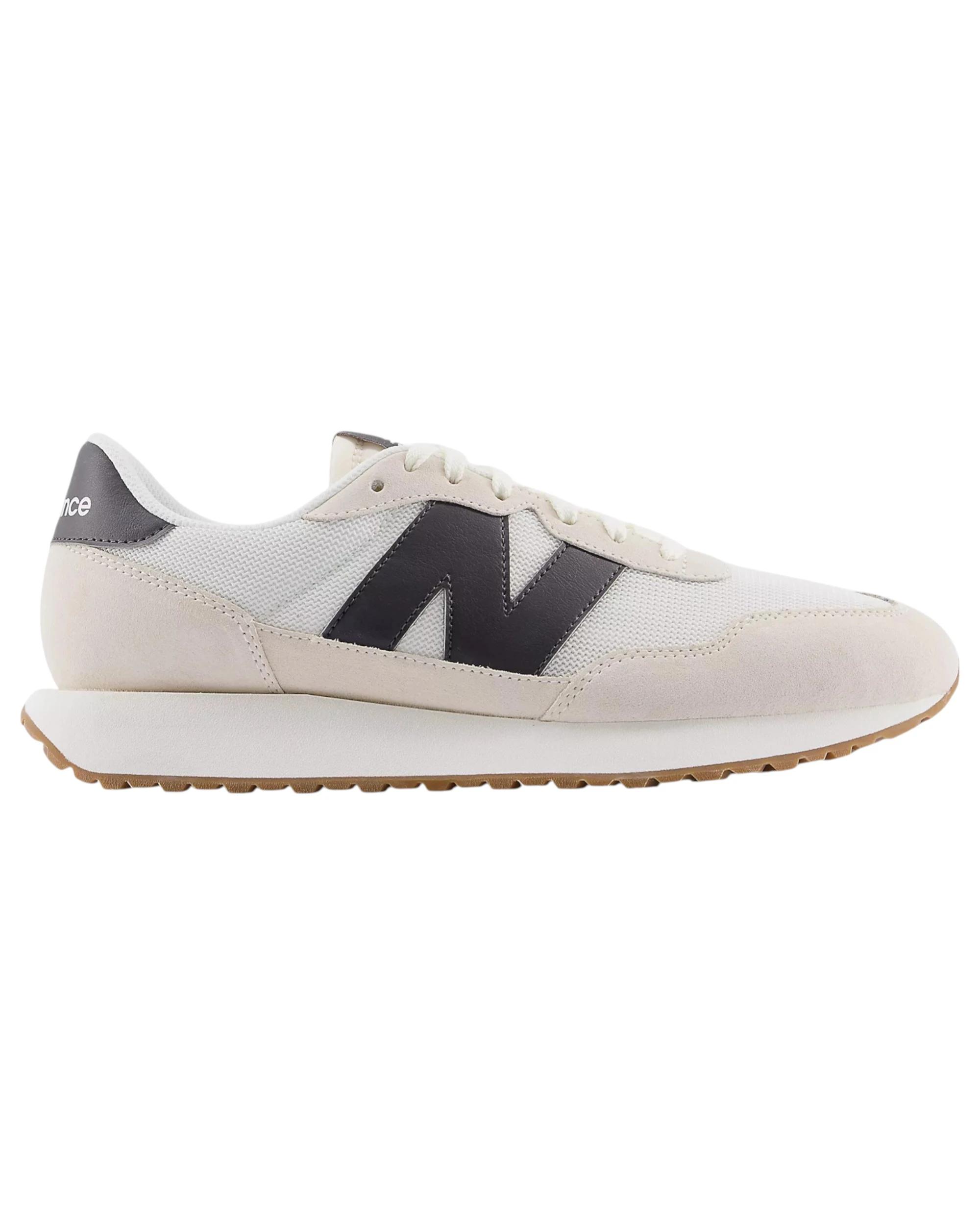 1 New Balance Mens 237 Athletic Shoes WHITE/BLACK, 1 of 5