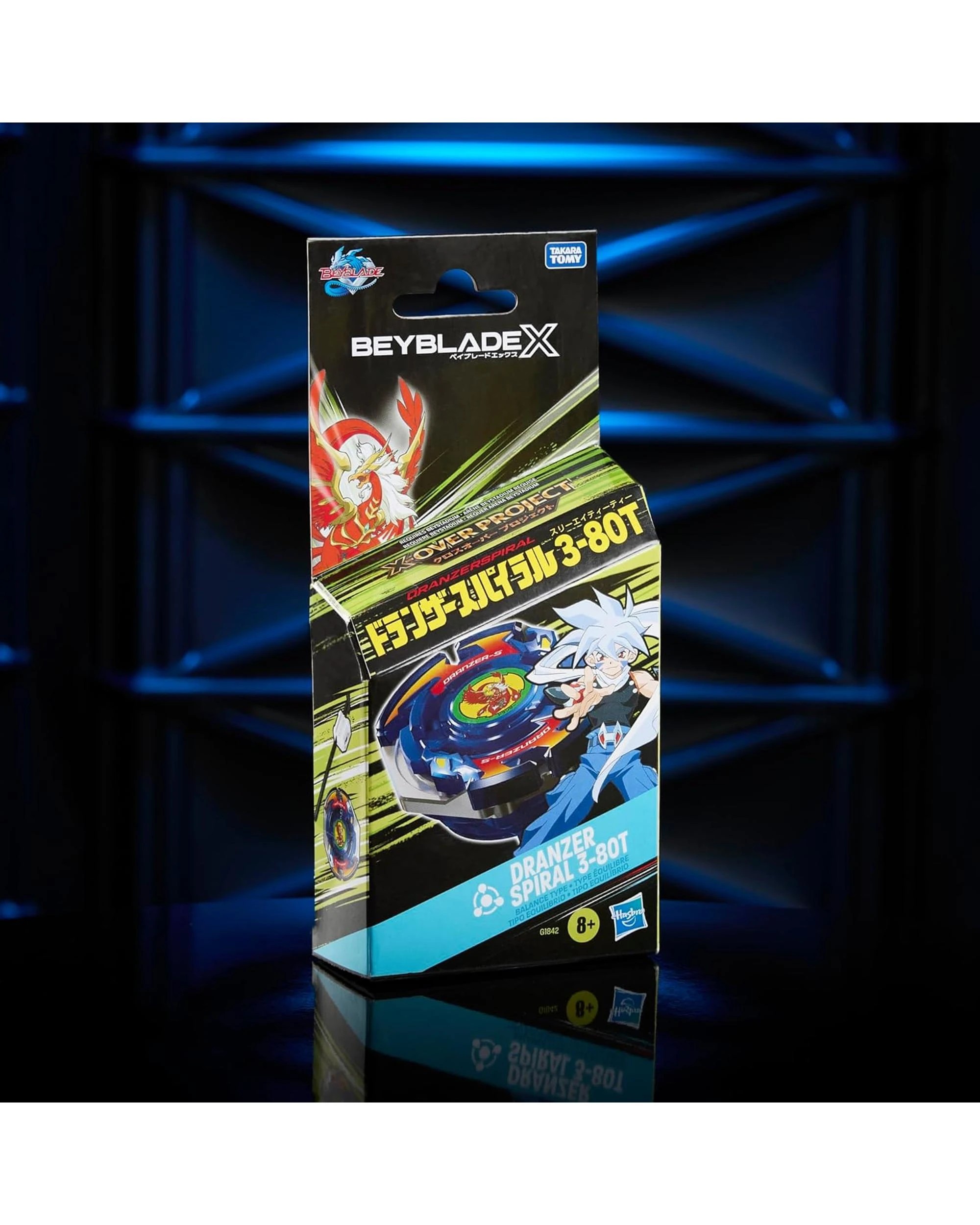 5 Beyblade X X-Over Project Dranzer Spiral 3-80T Starter Set, 5 of 6