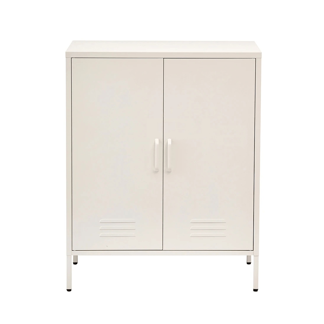 1 Artiss Buffet Sideboard Metal Cabinet - SWEETHEART - White, 1 of 8