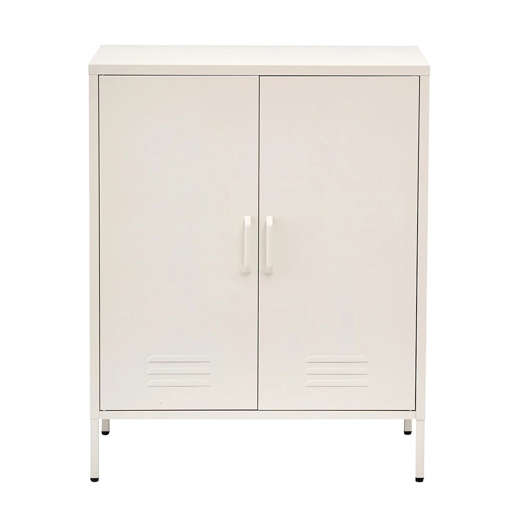1 Artiss Buffet Sideboard Metal Cabinet - SWEETHEART - White, 1 of 7