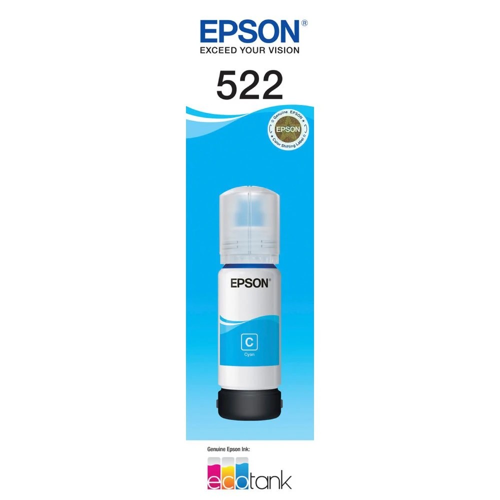 1 Epson 522 Ink Bottle Cyan, 1 of 1