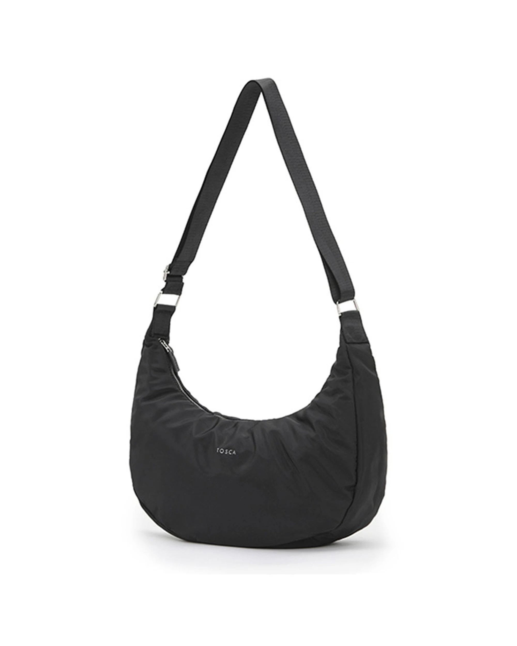 1 Tosca Everyday Hobo Shoulder Compact Handbag - Black, 1 of 3