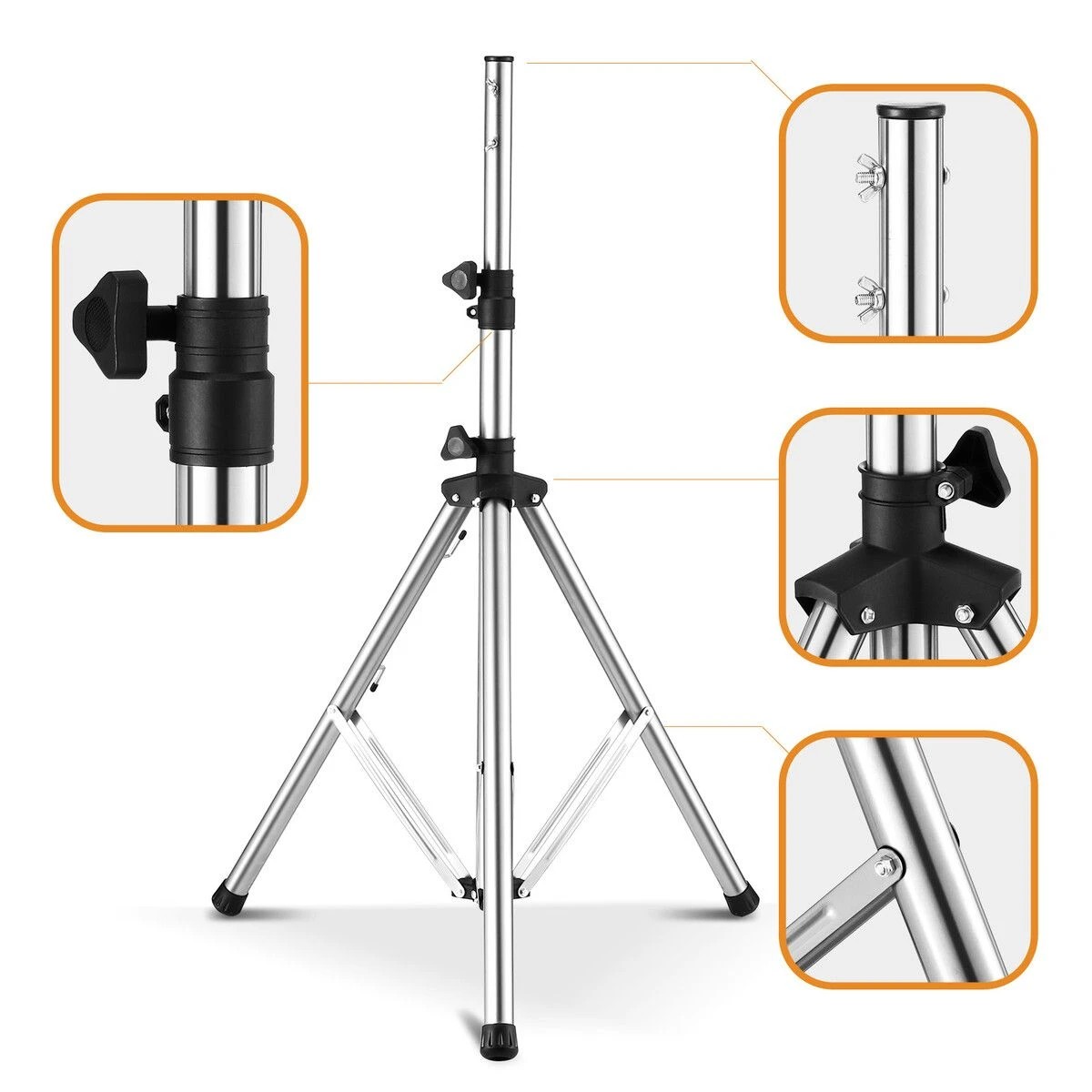 3 Ausway Heavy Duty Adjustable Tripod Stand for Maxkon Outdoor Infrared Heaters, 3 of 7