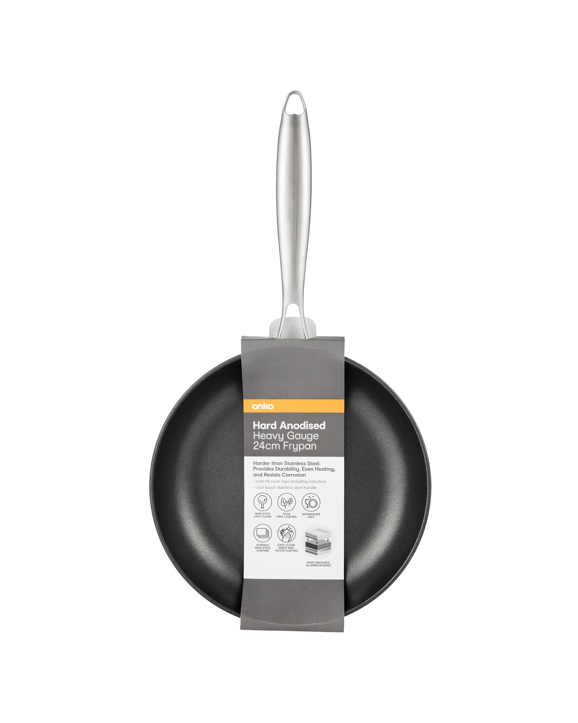 7 24cm Hard Anodised Non-Stick Frypan, 7 of 7