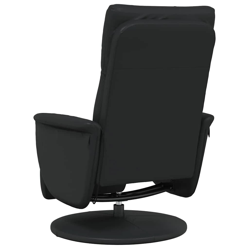 7 vidaXL massage recliner chair Adjustable Armrests - Black, 7 of 9