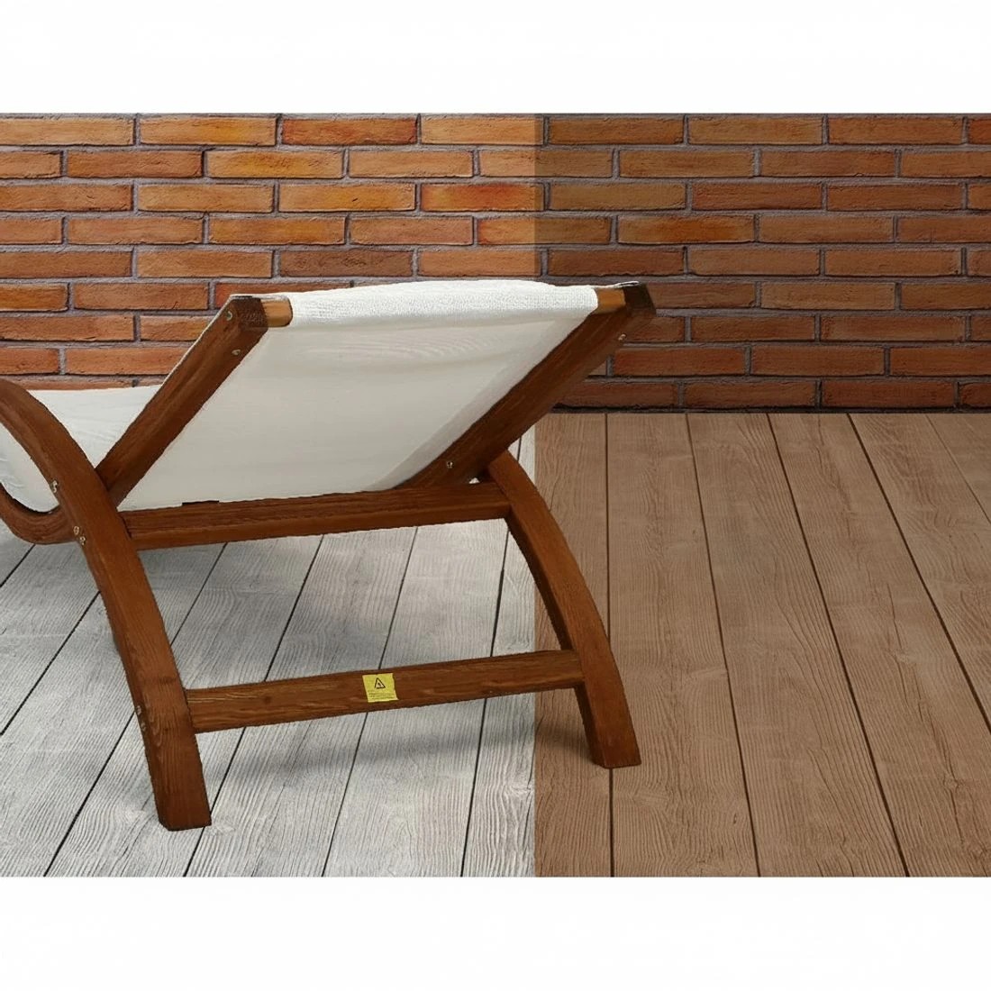 4 Gardeon Sun Lounge Outdoor Furniture Timber Armchair Wooden - Natural, 4 of 5