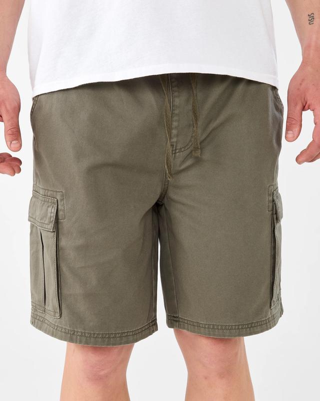 Elastic Waist Cargo Sh