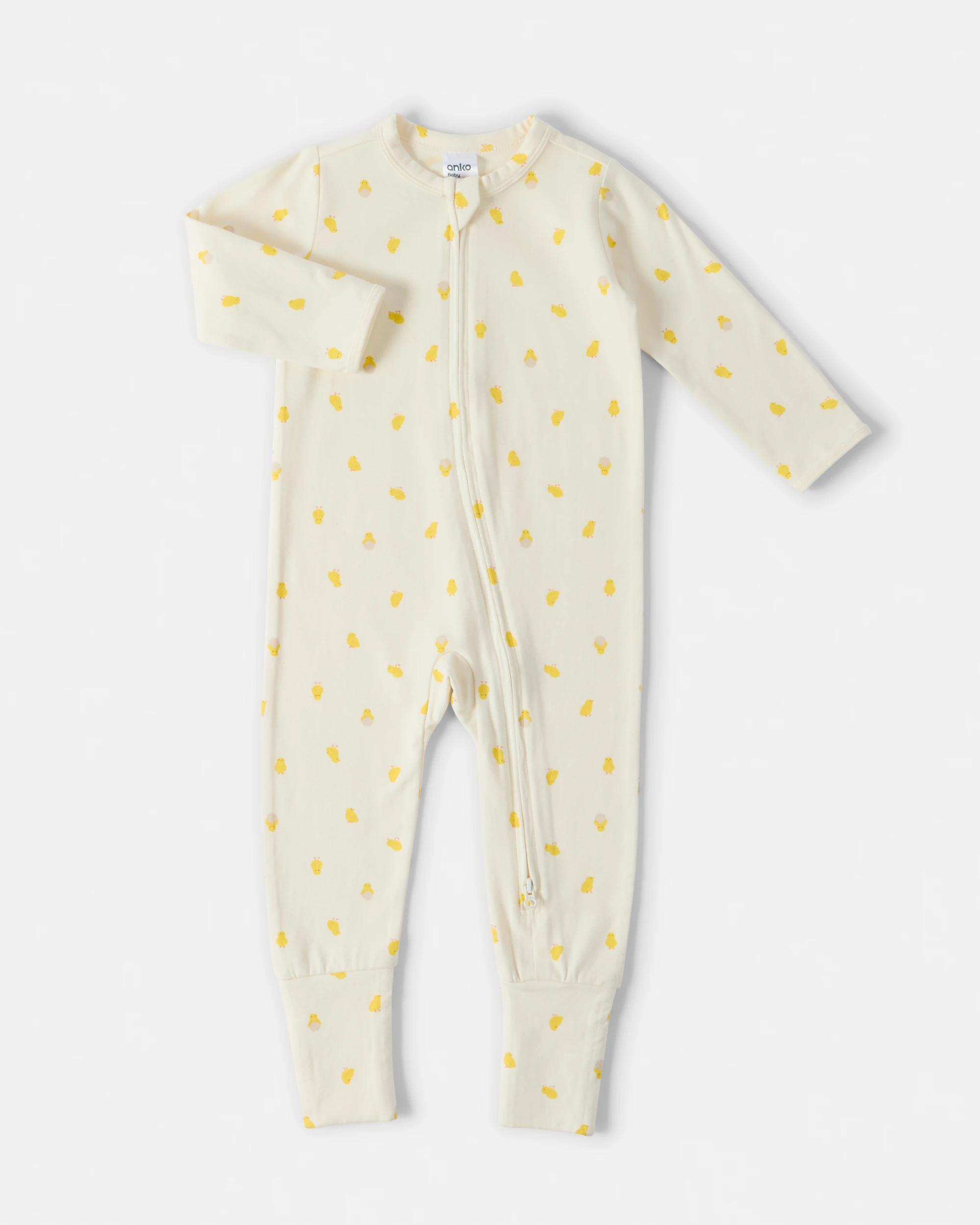 1 Cotton Turn Cuff Coverall Eas Chicks, 1 of 3