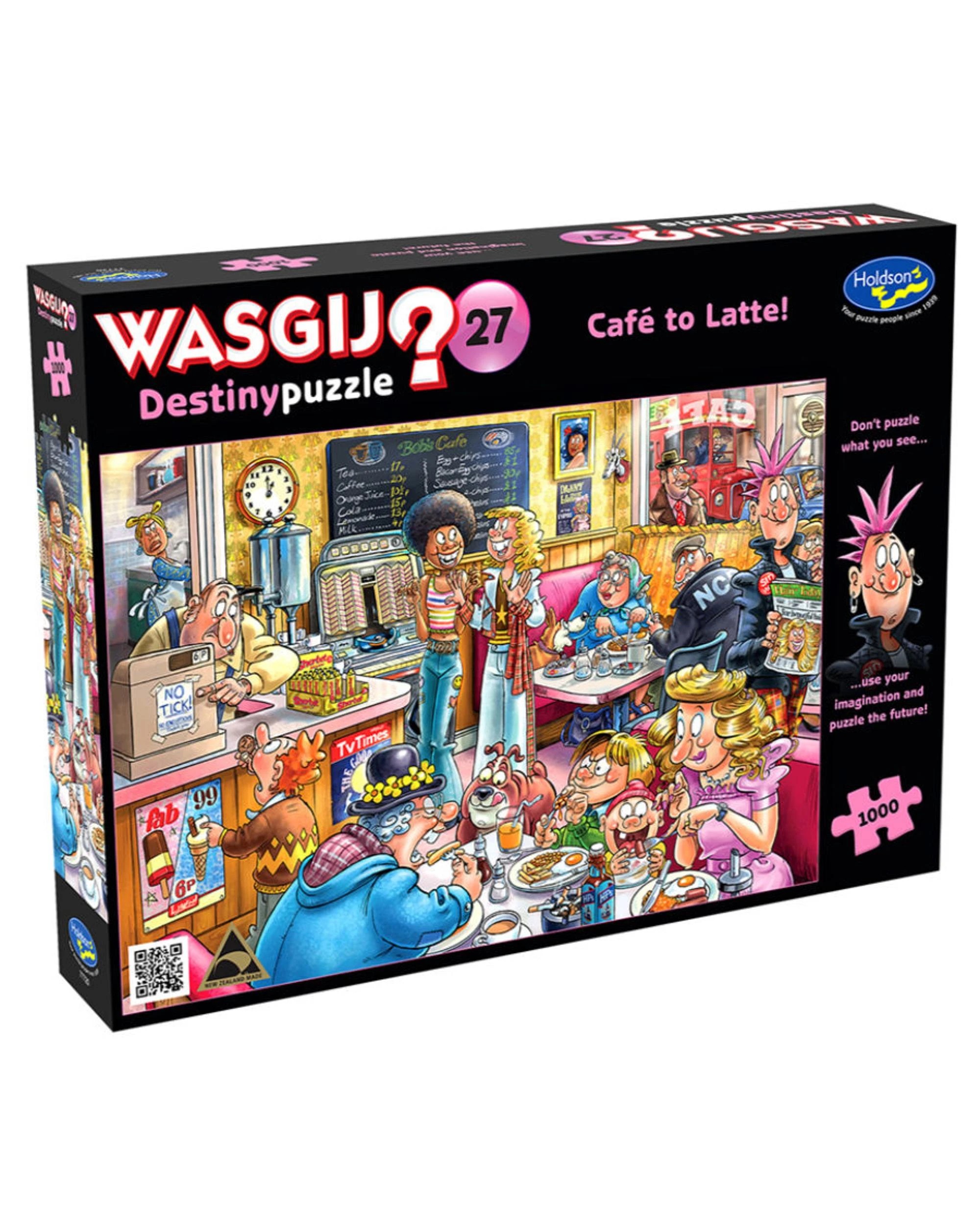 1 WASGIJ Destiny #27 Cafe to Latte 1000 Piece Jigsaw Puzzle, 1 of 1