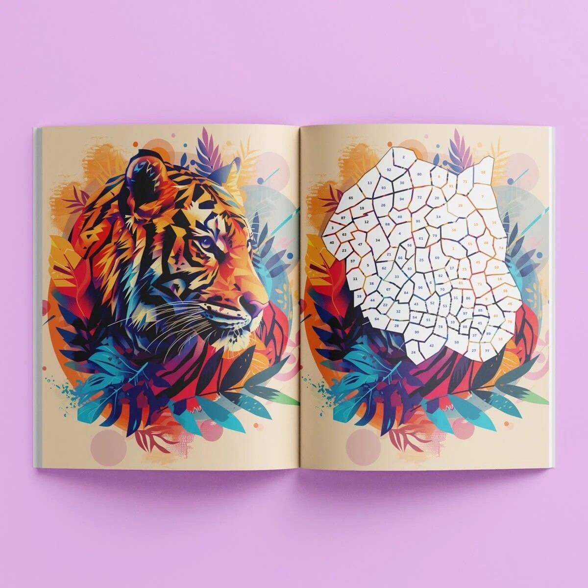 2 Art Maker Sticker Mosaics: Amazing Animals - Book, 2 of 7