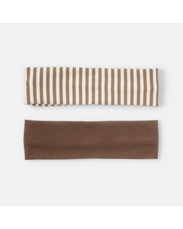 2 Pack Stretch Rib Headband - B