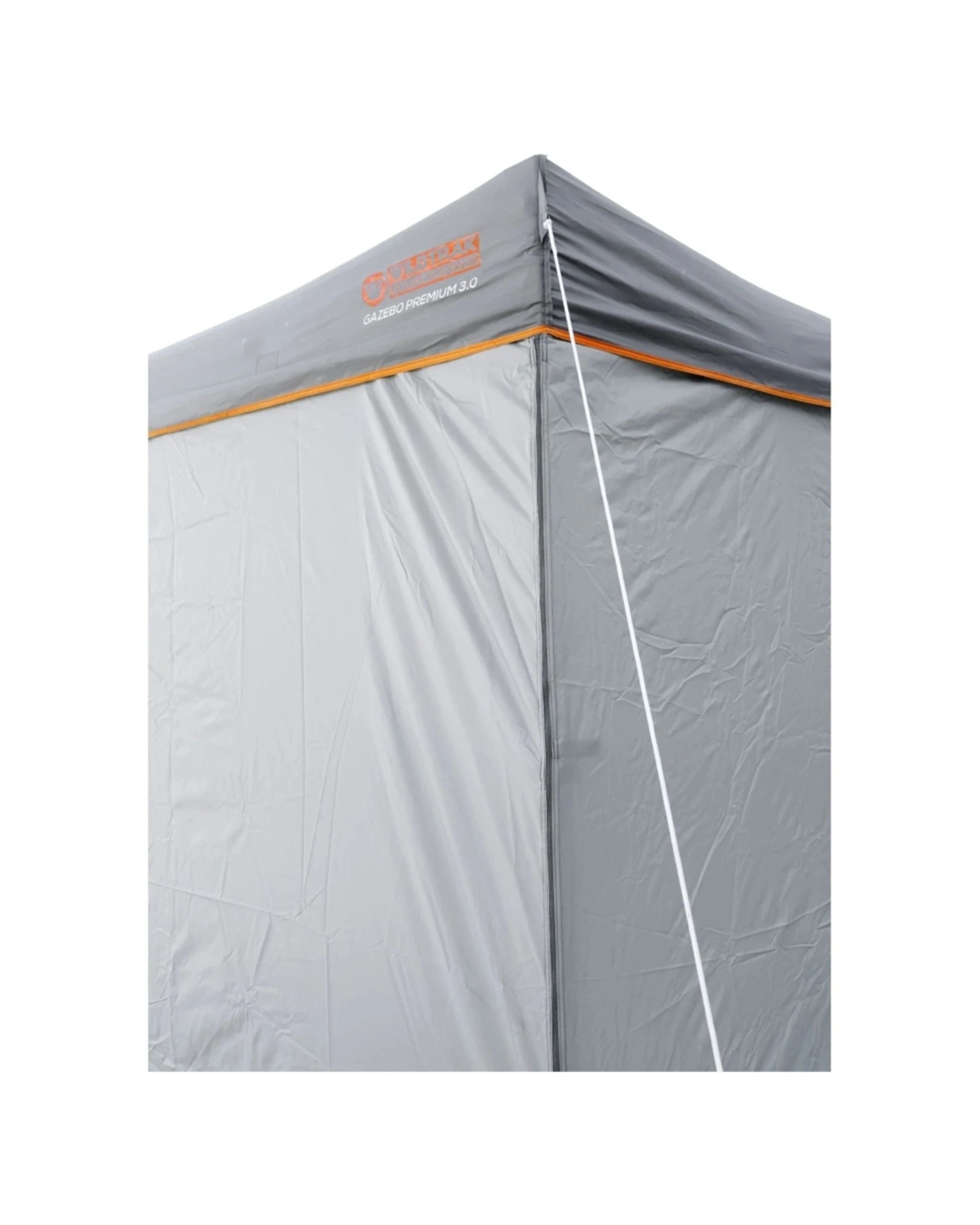 5 Wildtrak Solid Wall 3.0 For Camping 3m Gazebo 150D Polyester Fits 2.4m And 3m - Grey, 5 of 9