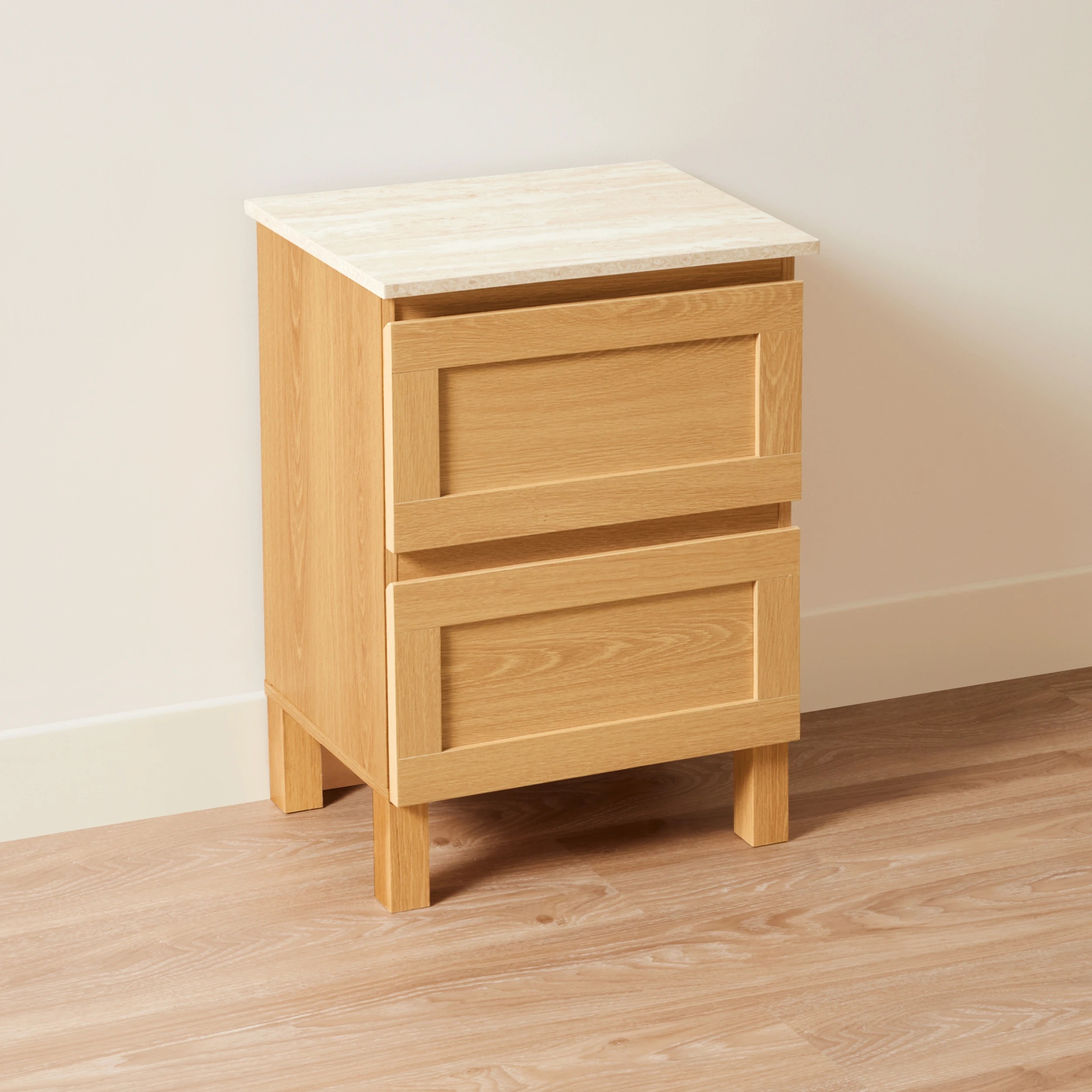 3 Bailey Bedside Table - Oak Look, 3 of 7