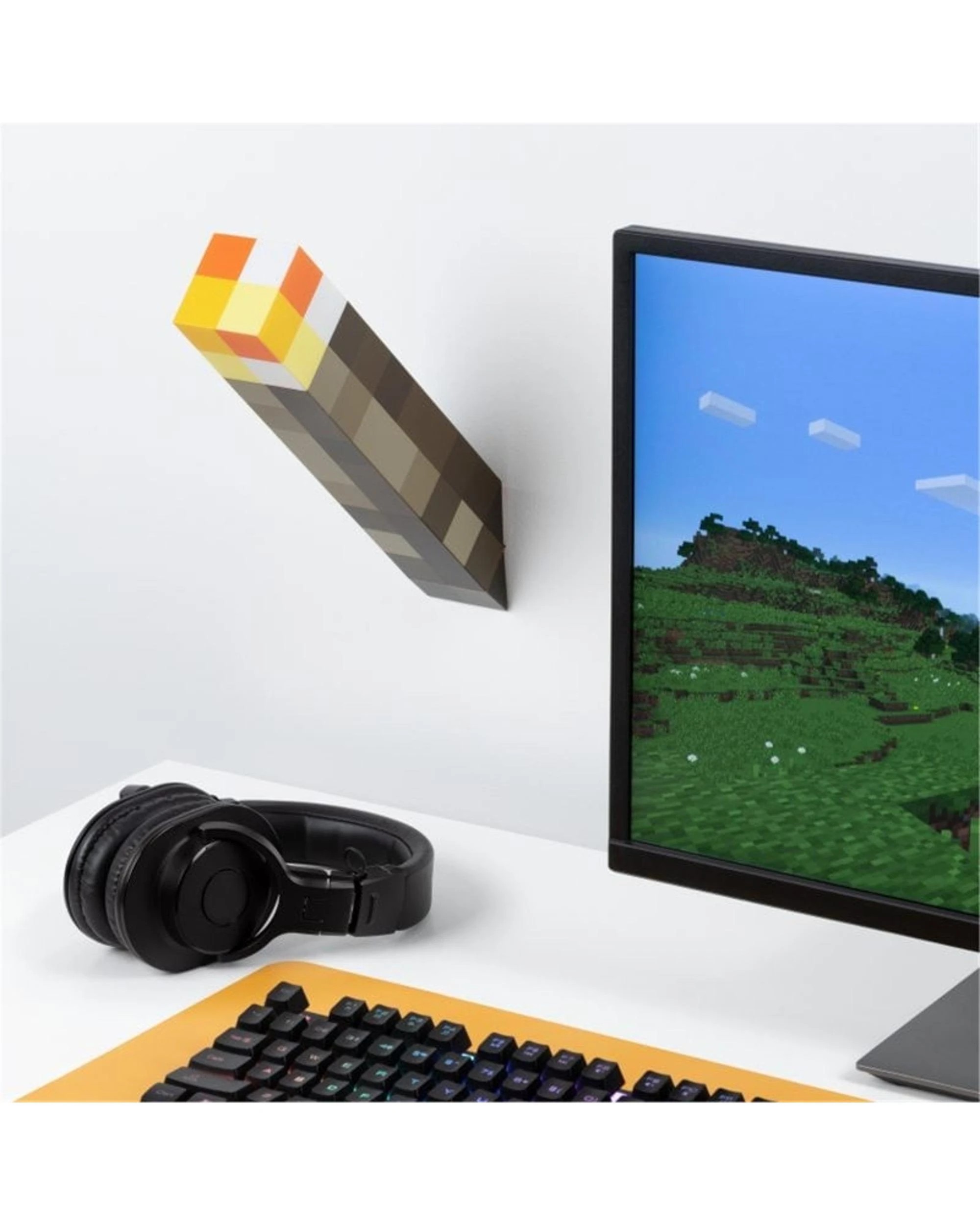 3 Paladone Minecraft Torch Light, 3 of 8
