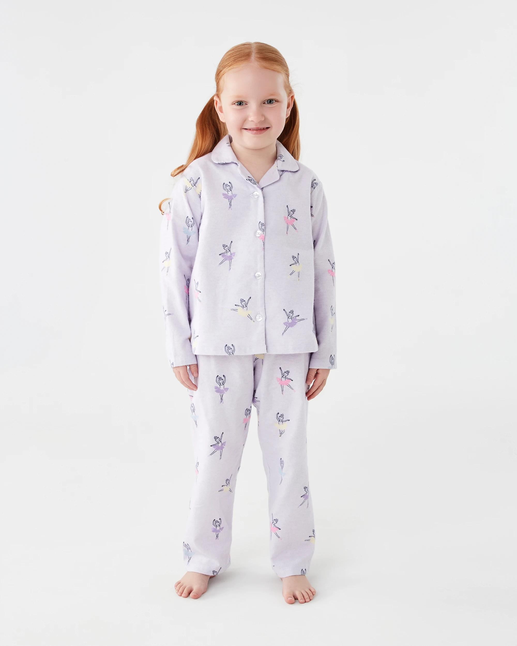 1 Flannel Pyjama Set Pur Ballet, 1 of 9