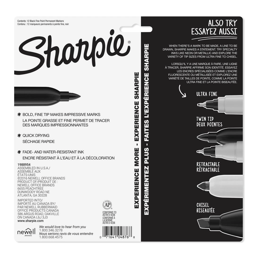 9 Sharpie Fine Permanent Markers Black 12 Pack, 9 of 9