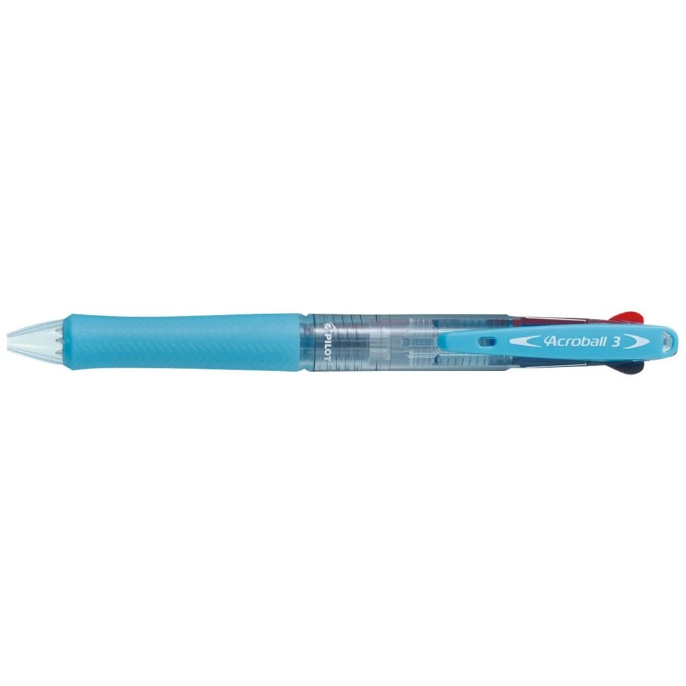 1 PILOT Acroball 3 Colour Ballpoint Pen 0.7mm Sky Blue, 1 of 1