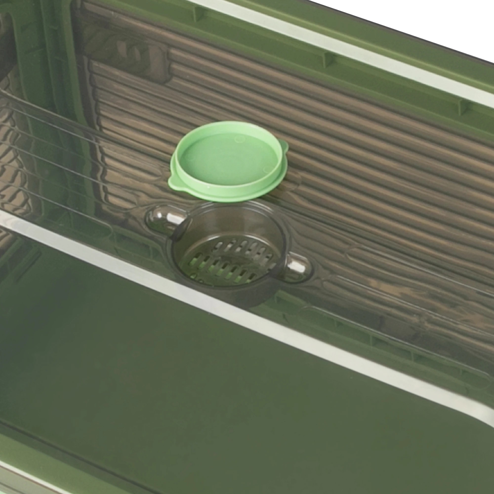 6 Stacked 124L Storage Box - Green, 6 of 7