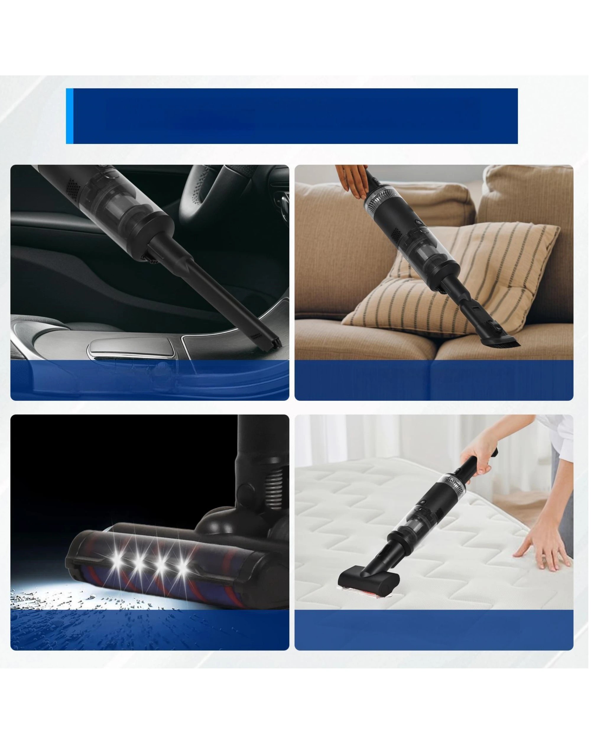 2 Advwin Wet Dry Vacuum Cleaner Cordless - Black, 2 of 8