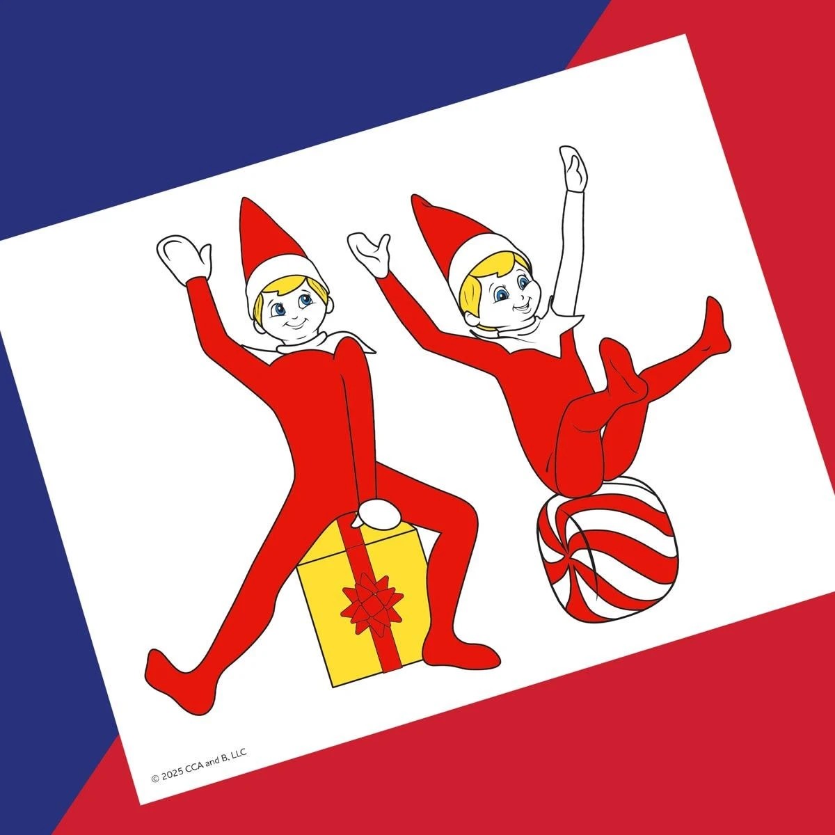 6 Kaleidoscope: The Elf on the Shelf Activity Lap Desk - Book, 6 of 6