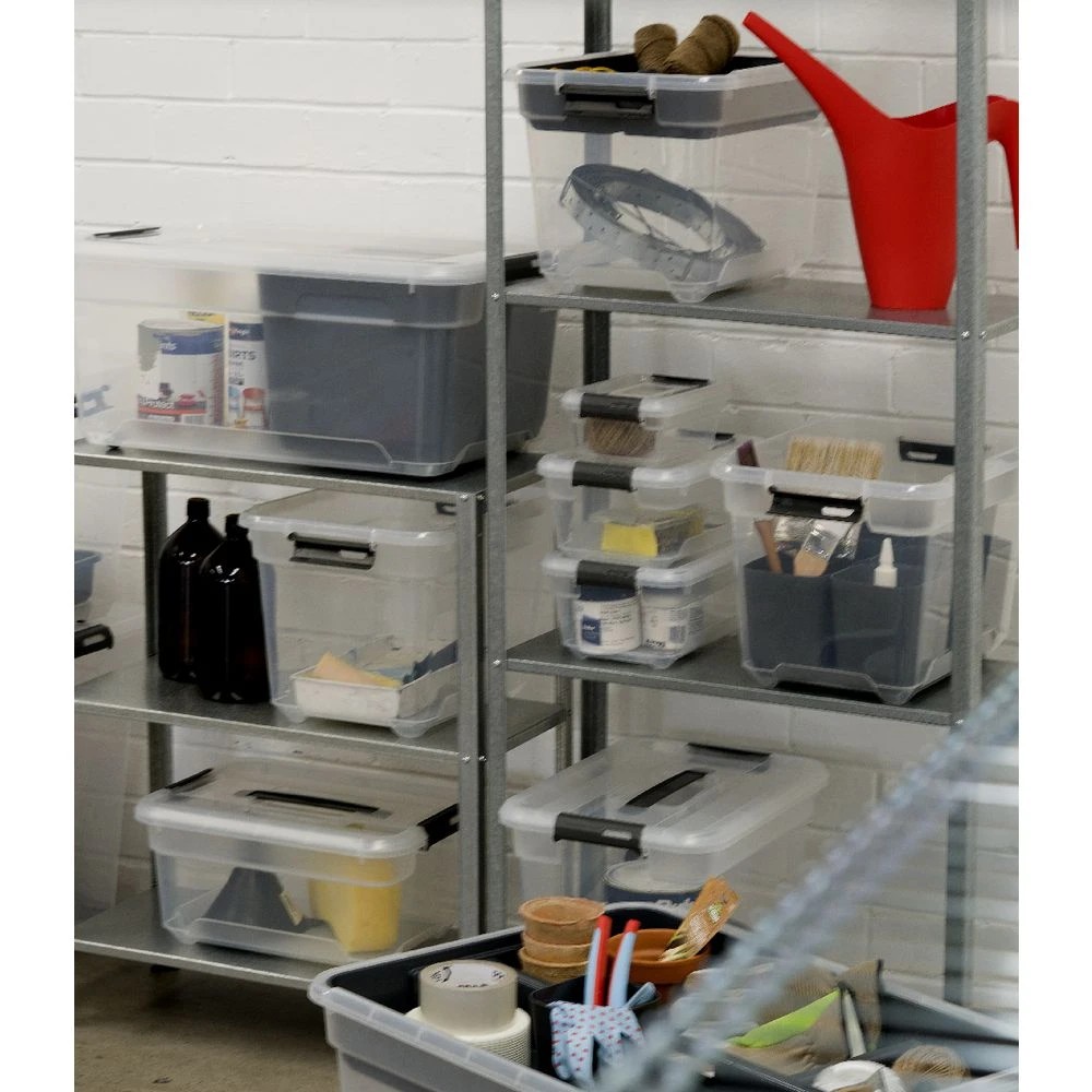 6 Ezy Storage 1.8L Solutions Plus Storage Container Clear, 6 of 6