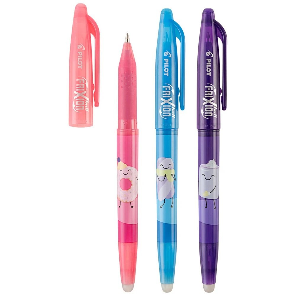3 PILOT FriXion Ball Sweets Erasable Gel Pen 0.7mm Blue 3 Pack, 3 of 9