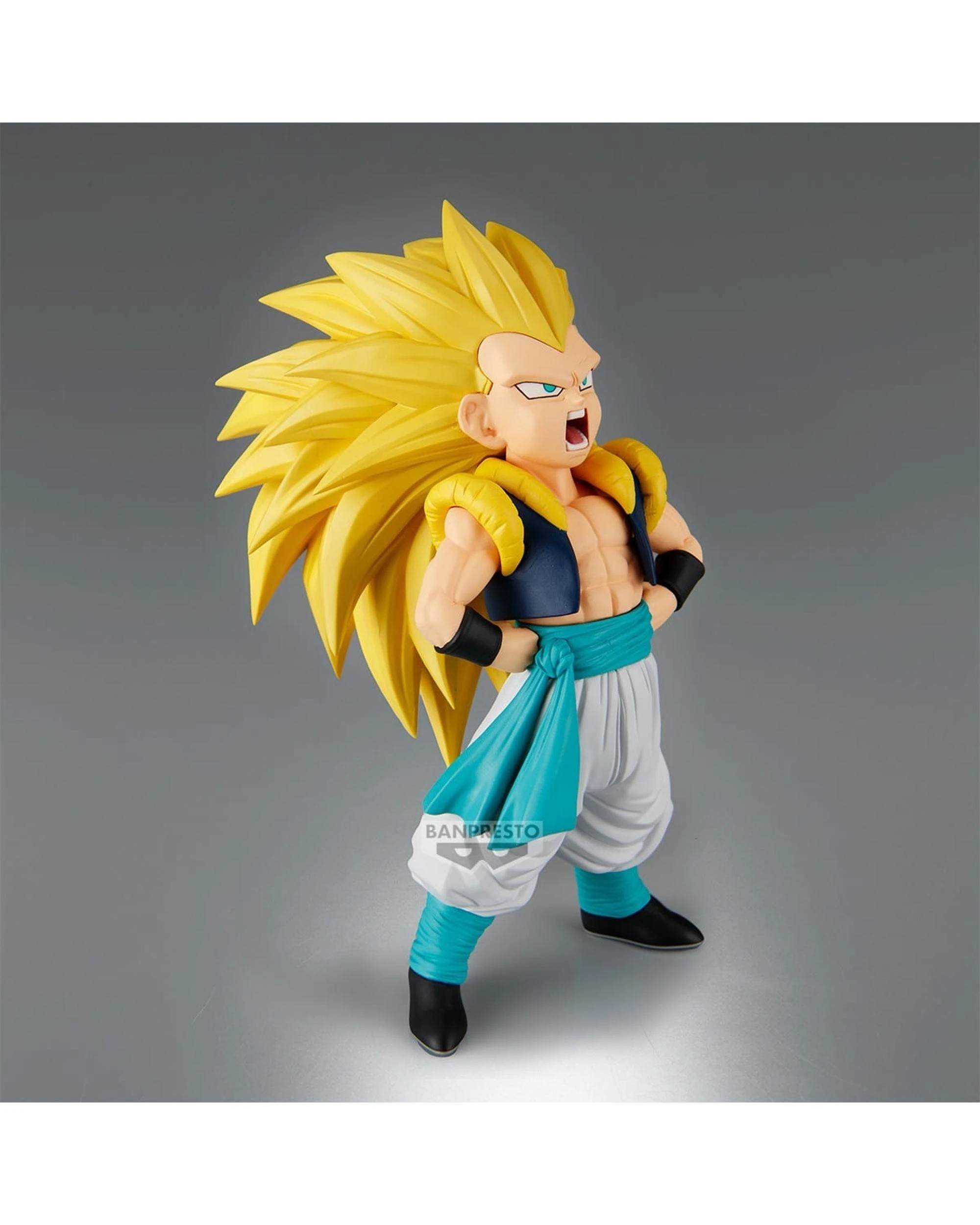 3 Banpresto Solid Edge Works Dragon Ball Z Super Saiyan 3 Gotenks Figure, 3 of 5