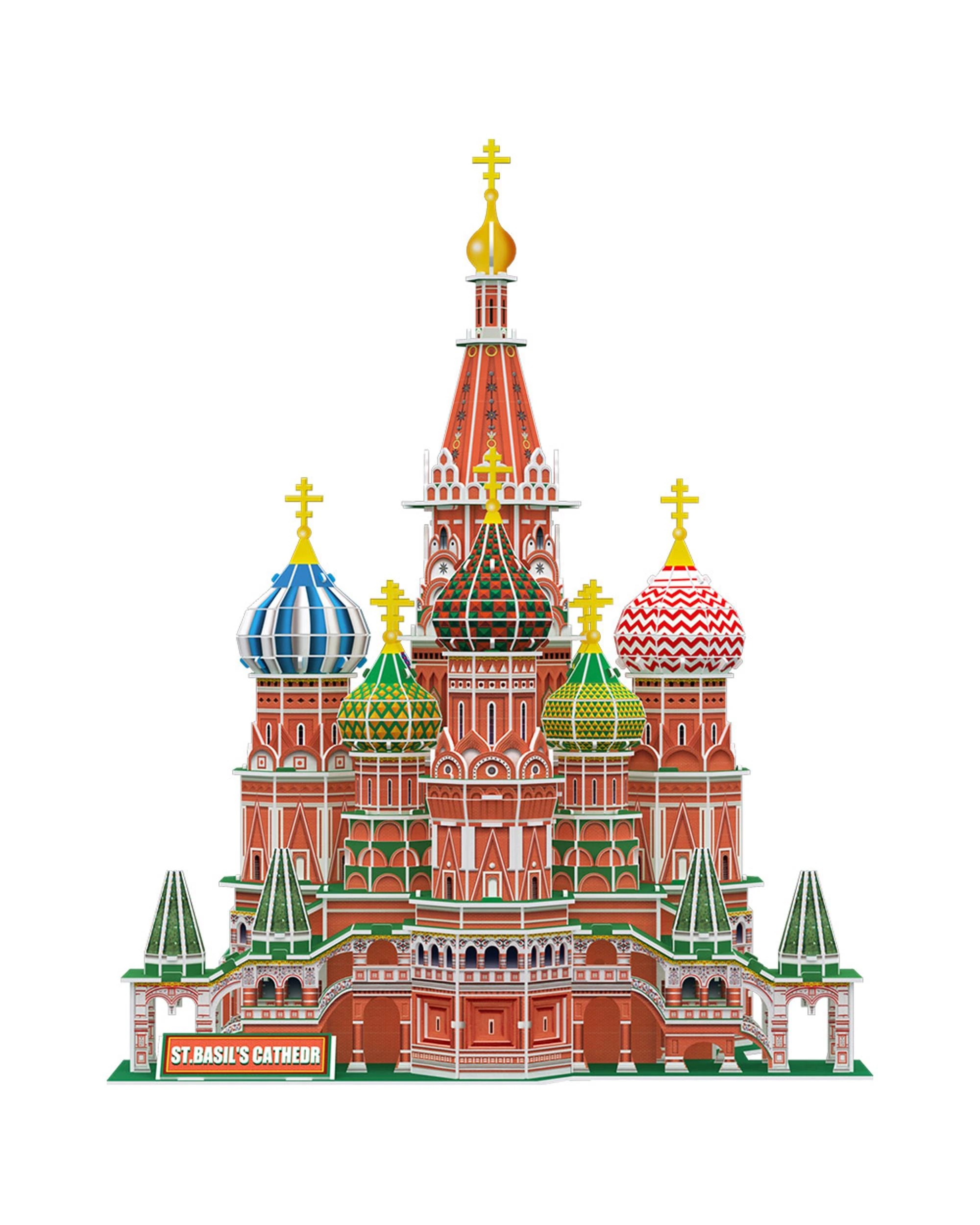 2 CubicFun St. Basil's Cathedral Moscow 3D Puzzle, 2 of 4