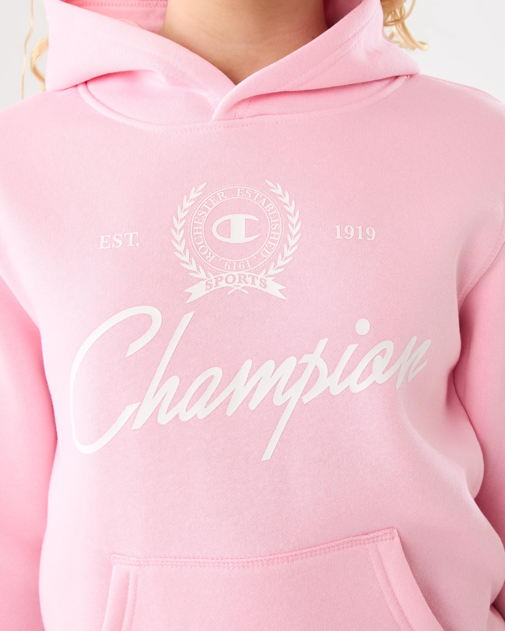 5 Champion Kids Hoodie Rose Pink, 5 of 8
