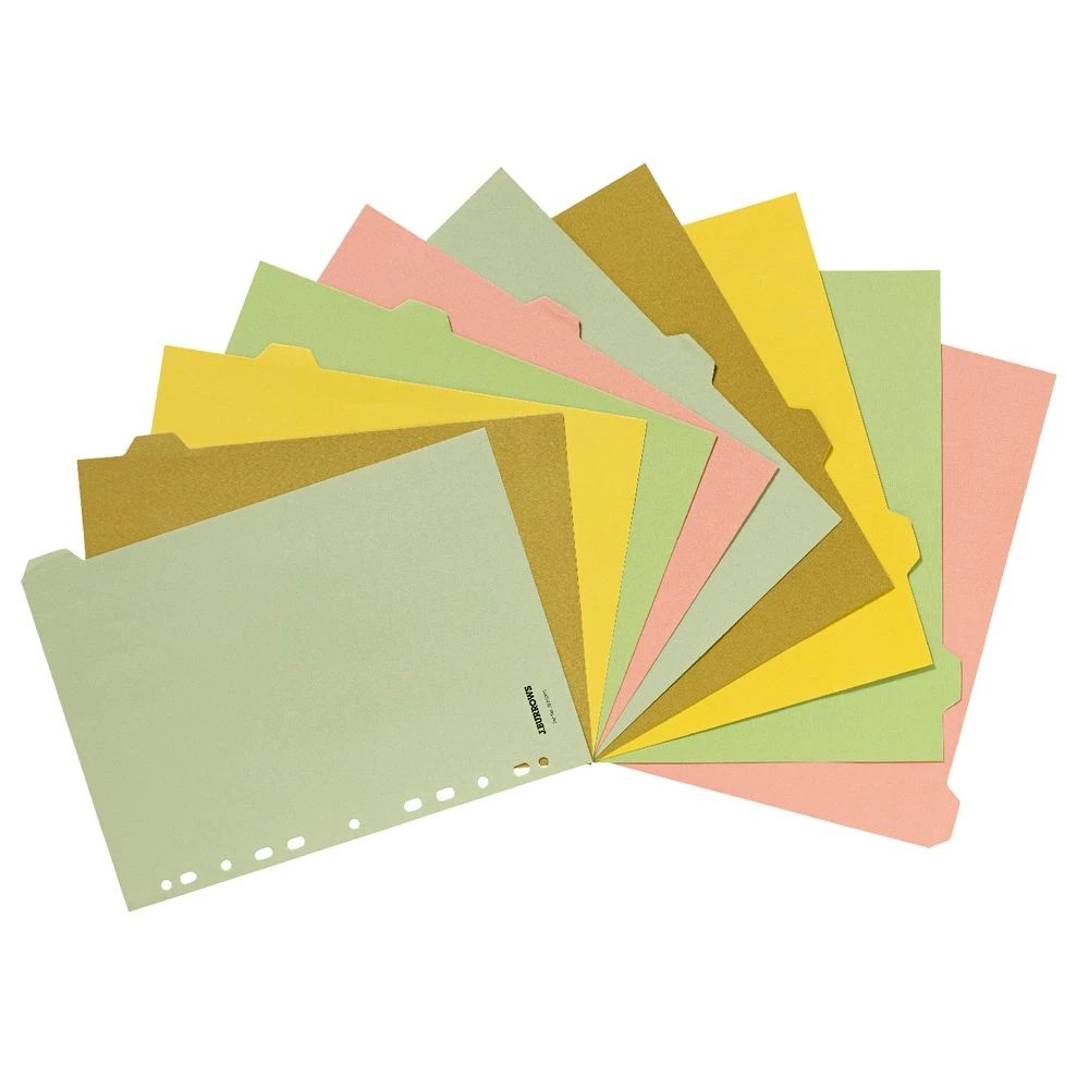 3 J.Burrows A4 10 Tab Dividers Pastel, 3 of 3
