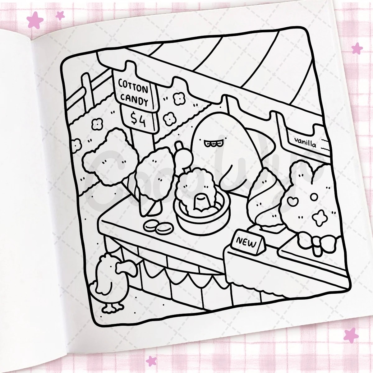 5 Cozy Days Cute and Comfy Colouring Book by Coco Wyo - Book, 5 of 5