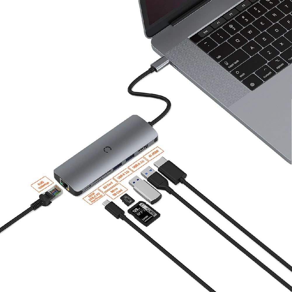 4 Cygnett Unite DeskMate USB-C Hub Silver, 4 of 4