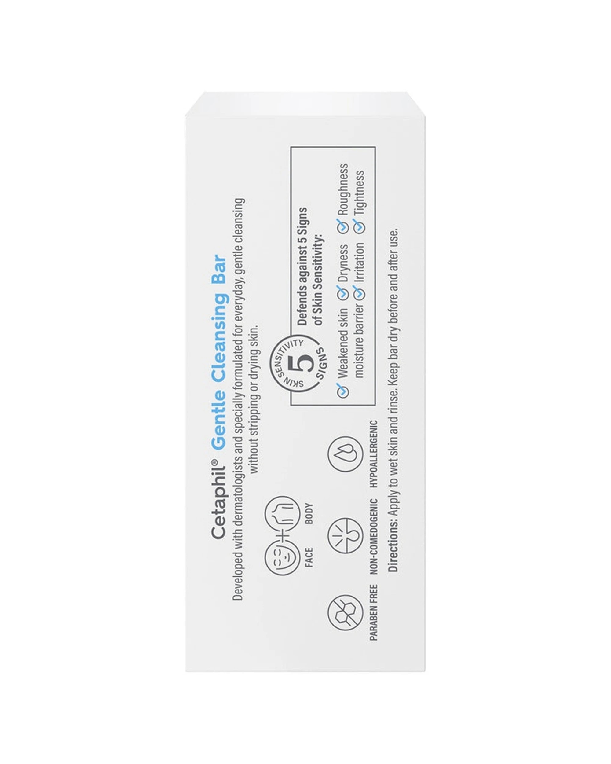 4 Cetaphil Gentle Cleansing Bar Hydrating Hypoallergenic Soap 127g - White, 4 of 4