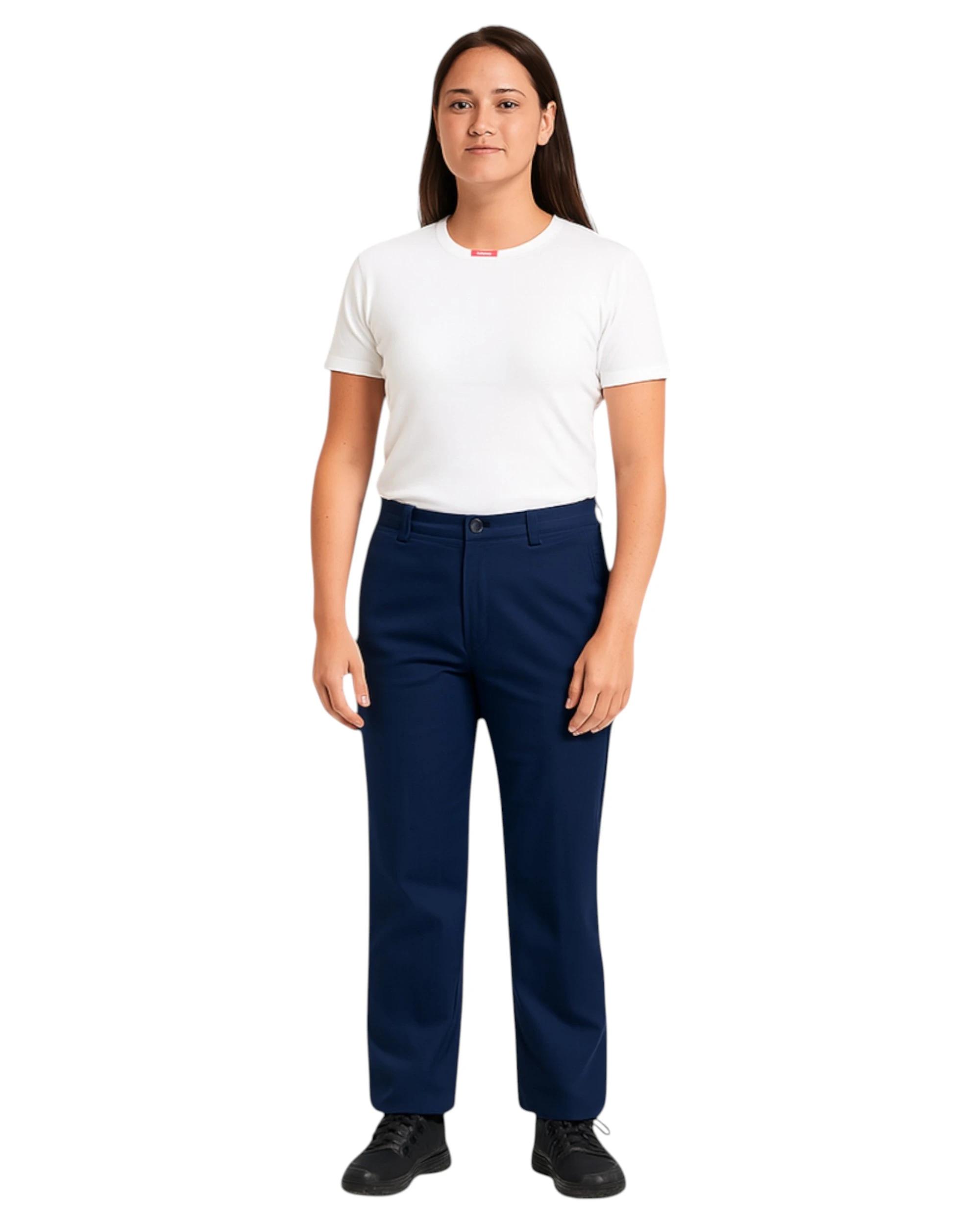 3 Hard Yakka Womens Drill Pant Pants Tradie Trade Navy Ladies Pockets Construction NAVY, 3 of 3