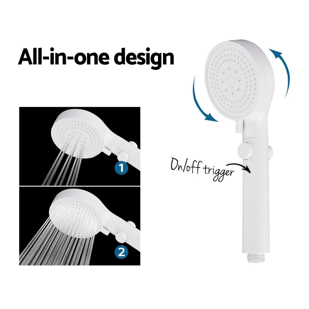 3 Devanti Portable Gas Water Heater LPG System - Beige, 3 of 9