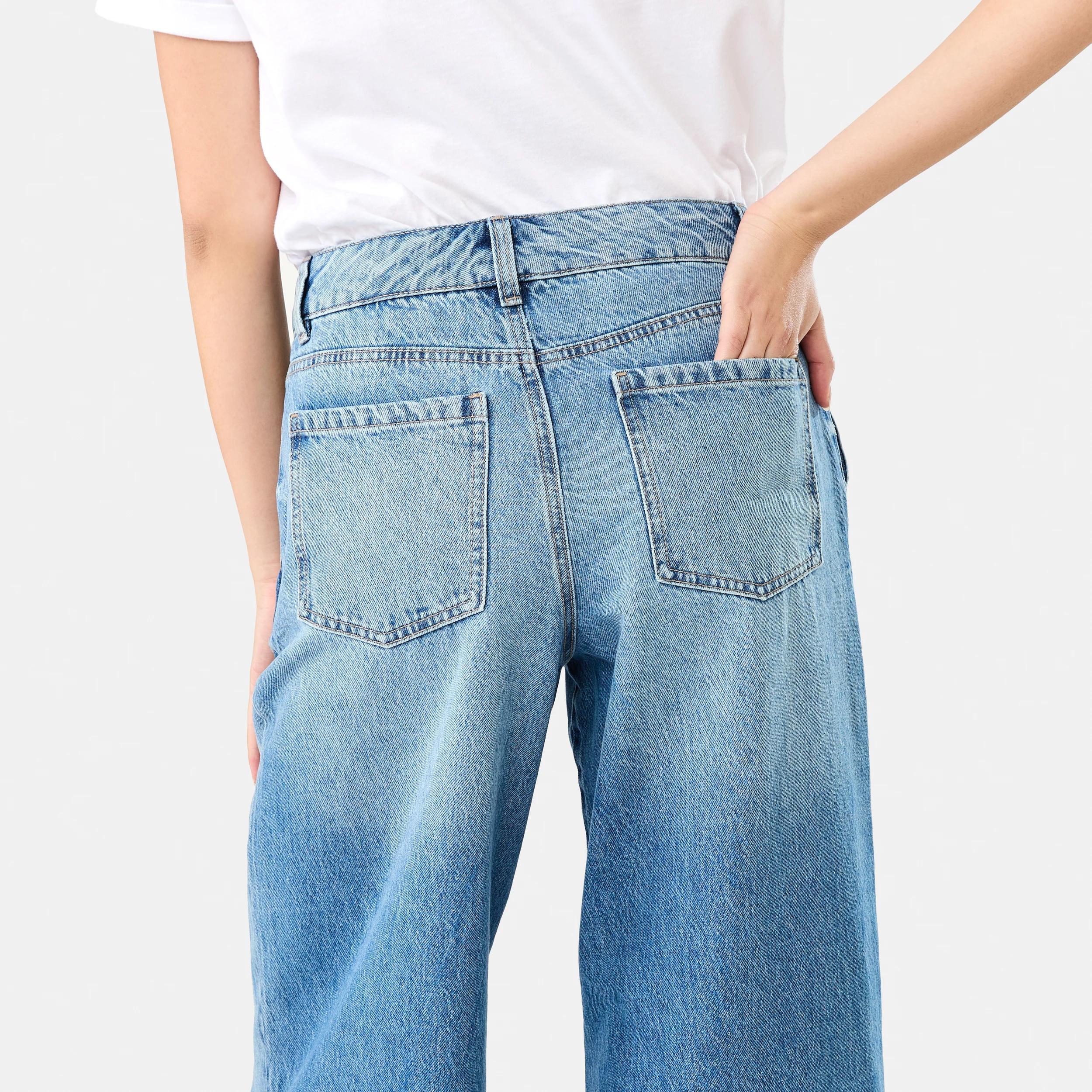8 Pleat Front Jeans MID WASH, 8 of 9