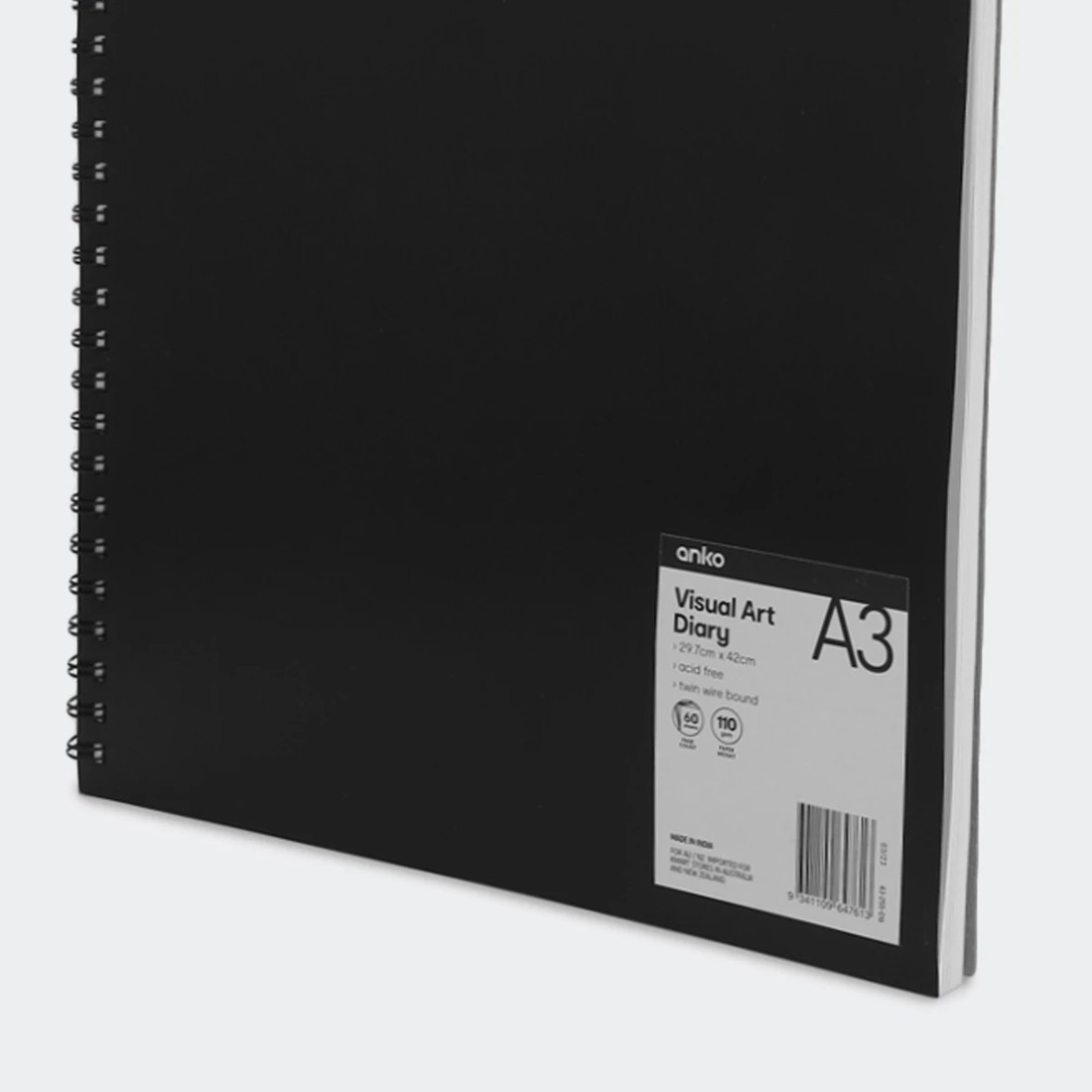4 A3 Visual Art Diary - Black, 4 of 5