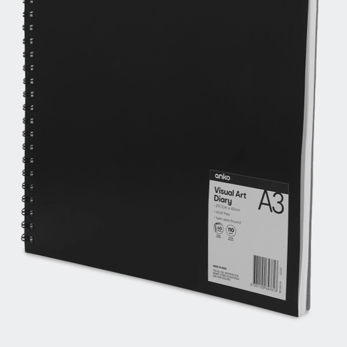 4 A3 Visual Art Diary - Black, 4 of 5