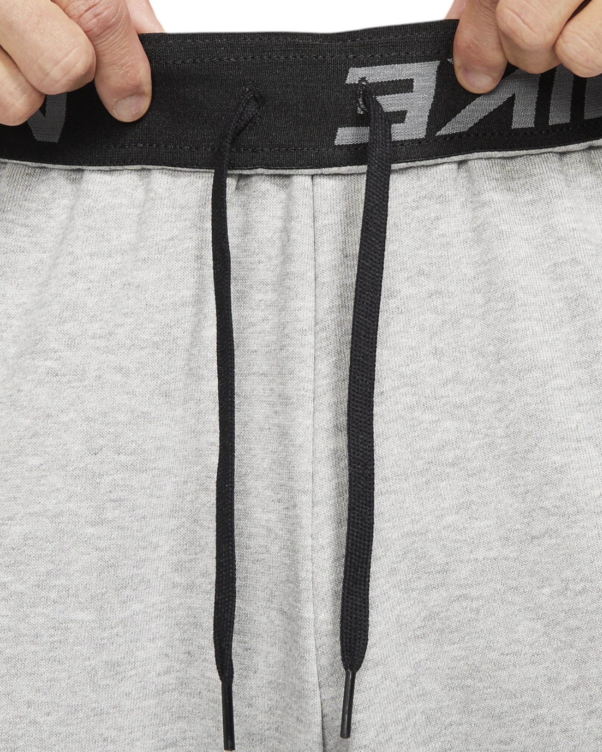 4 Nike Mens Dri-FIT Taper Fitness Fleece Trousers Grey Trackies GREY, 4 of 6