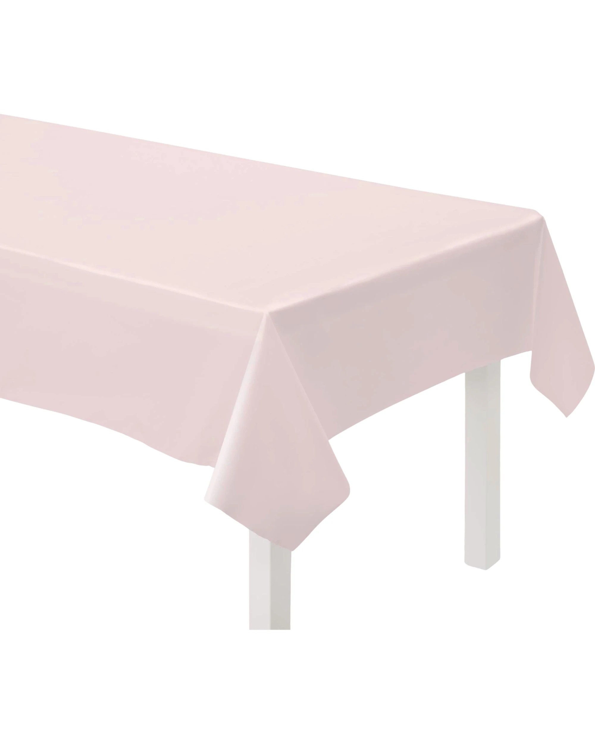 2 Amscan Rectangle Paper Tablecloth - Pastel Pink - Pastel Pink, 2 of 4