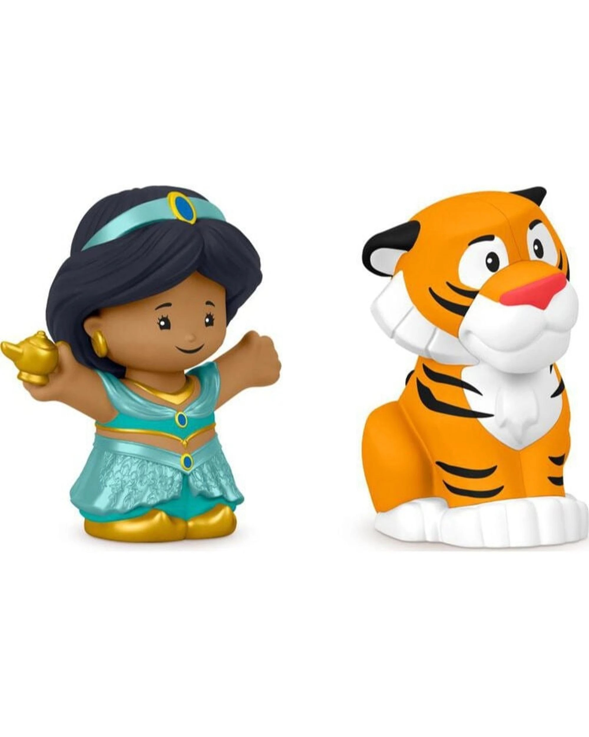 2 Little People Disney Princess Jasmine and Rajah Figure Set, 2 of 6