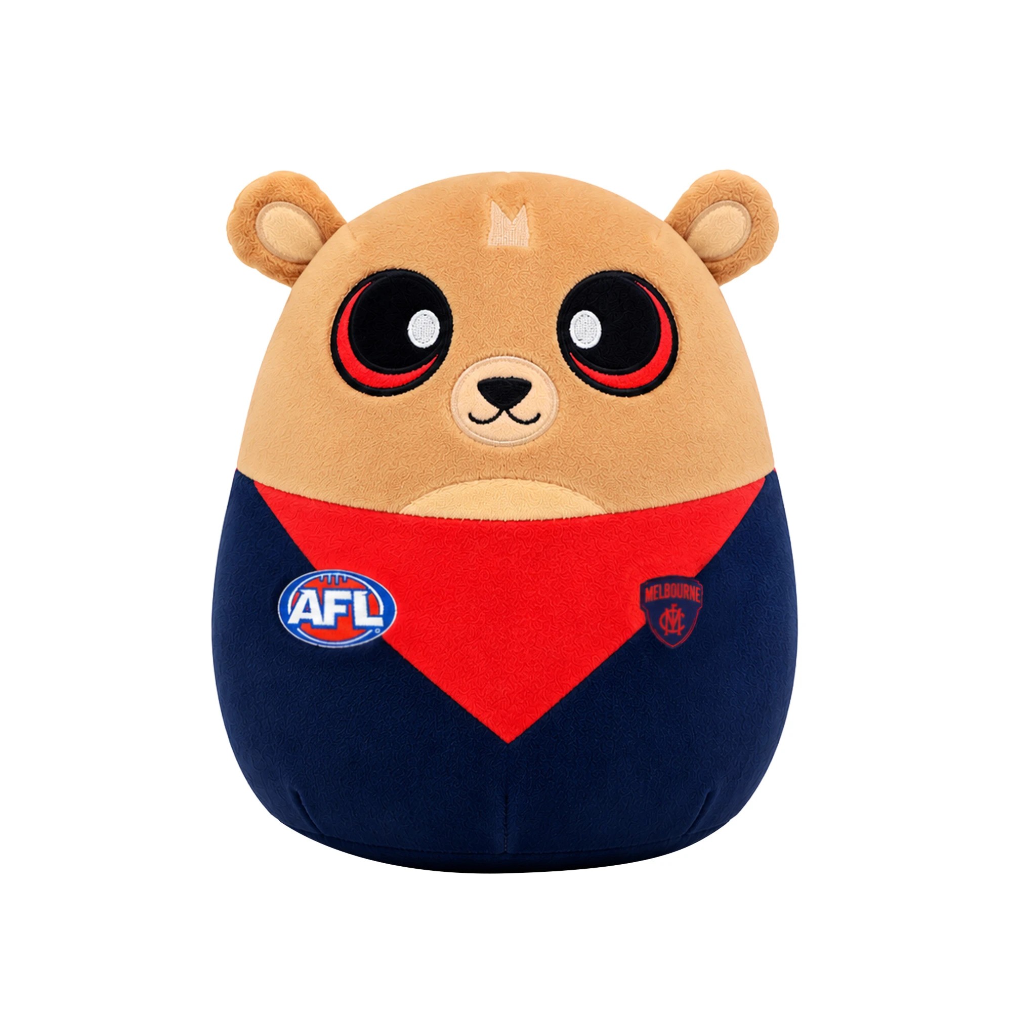 1 AFL Squidglys Melbourne Plush Toy, 1 of 2