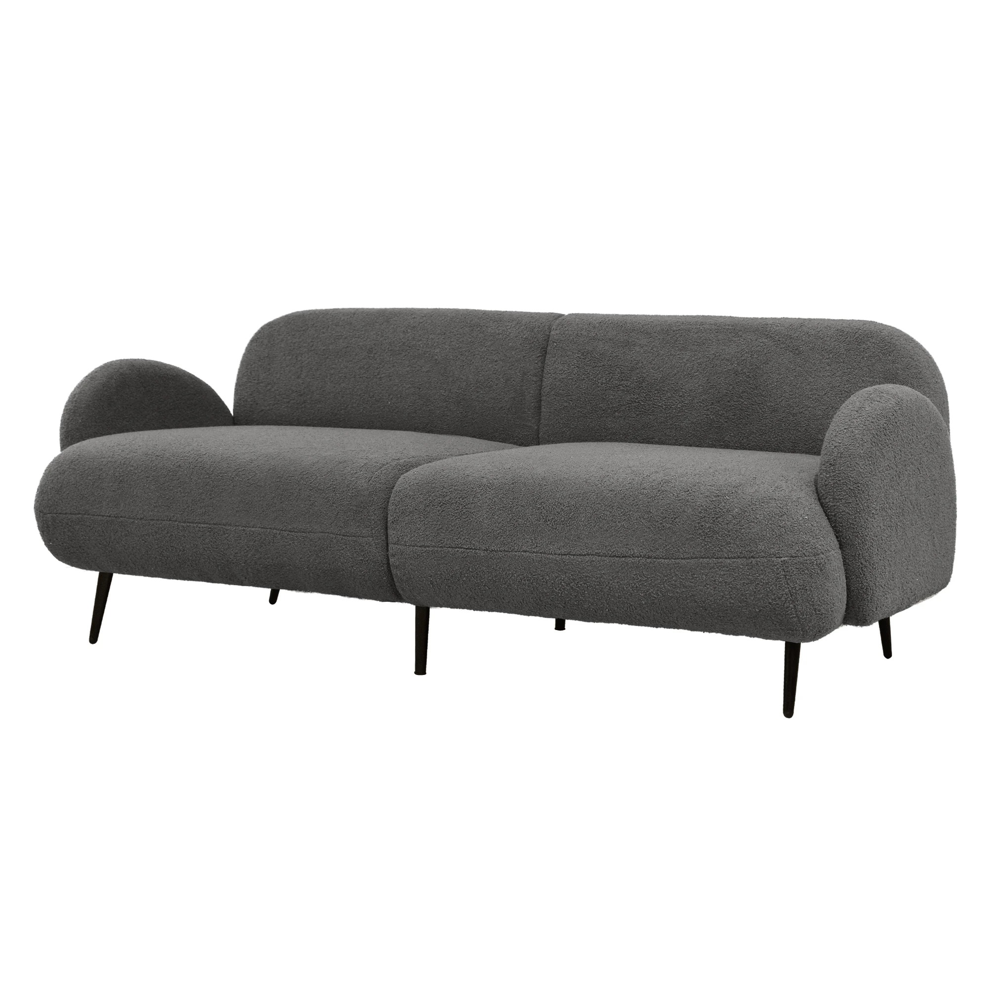 1 Levede 3-seater Boucle Sofa - Grey, 1 of 6