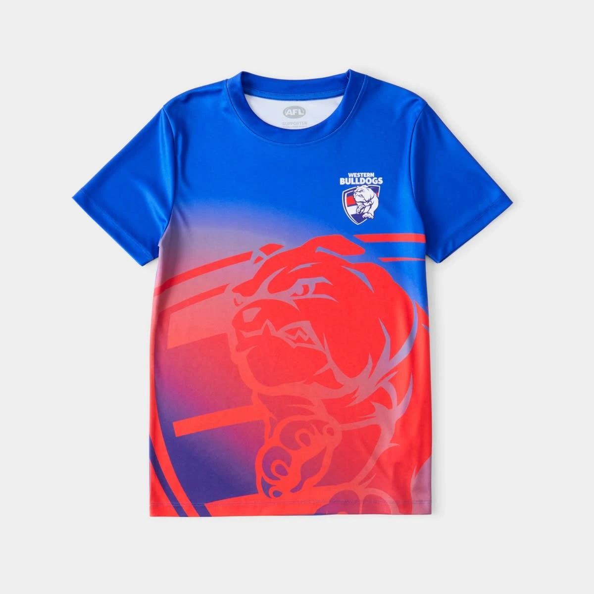 9 Official AFL Kids Training T-shirt Bulldogs, 9 of 10